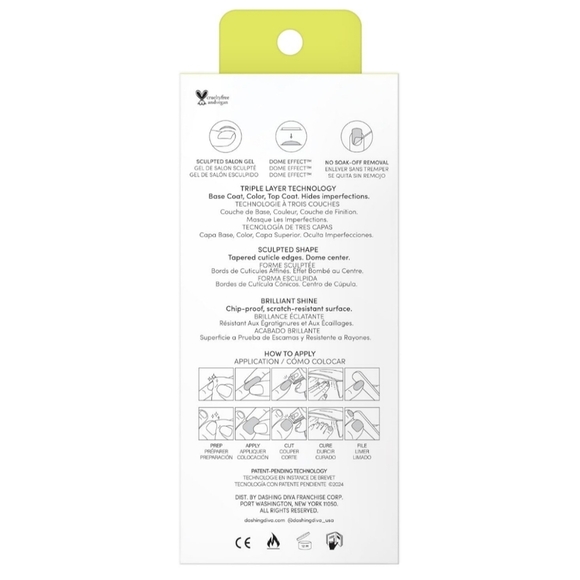 Dashing Diva Glaze LED Semi-Cured Gel‎ Salon Mani Pedi Kit Limone Color - Picture 2 of 8